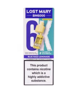 Blue Razz Lemonade BM6000 Prefilled Pod + Refill by Lost Mary