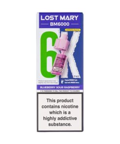 Blueberry Sour Raspberry BM6000 Prefilled Pod + Refill by Lost Mary