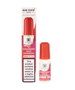 Strawberry Sour Raspberry Nic Salt E-Liquid by Bar Juice 5000