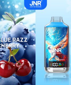Puff 18k Jnr Vape 18000 Blue Razz Cherry: Refreshing strawberry coolness in a high-tech vape