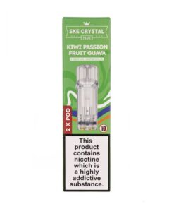 Kiwi Passion Fruit Guava Crystal Plus Prefilled Pods by SKE