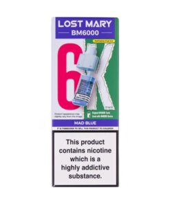 Mad Blue BM6000 Prefilled Pod + Refill by Lost Mary