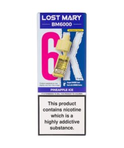 Pineapple Ice BM6000 Prefilled Pod + Refill by Lost Mary