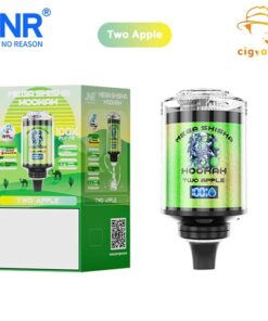 JNR Mega Shisha Hookah 100000 Puff 100k Disposable Vape TWO APPLE