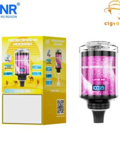 JNR Mega Shisha Hookah 100000 Puff 100k Disposable Vape LOVE 66
