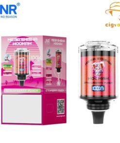JNR Mega Shisha Hookah 100000 Puff 100k Disposable Vape STRAWBERRY PUNCH